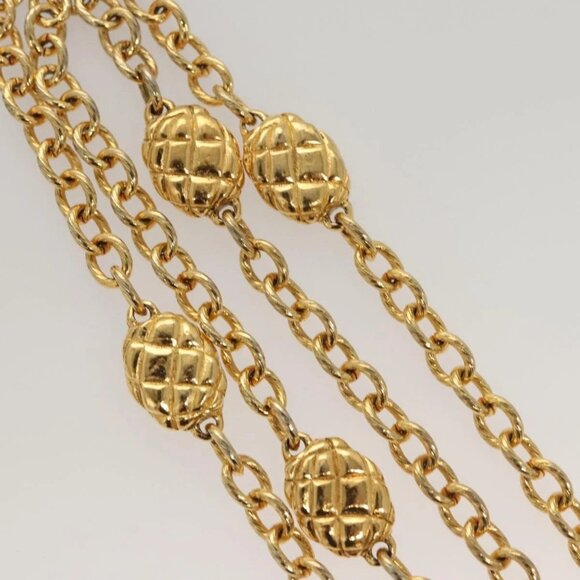 CHANEL Chain Belt metal Gold CC Auth bs25545 main image 12